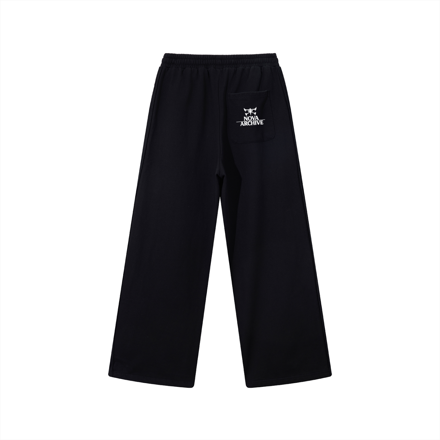 Contrast Tape Straight-Leg Sweatpants
